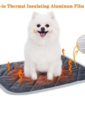 Self Heating Pet Pad, Extra Warm Thermal Dog Crate Pad Washa