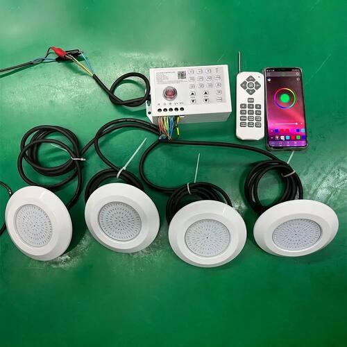 RGB LED Pool Light 12W Bluetooth APP Control  Outdoor/Indoor