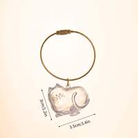 Cat Hair Memorial Storage Keychain Cat Fur Container Pets Ca thumbnail 7
