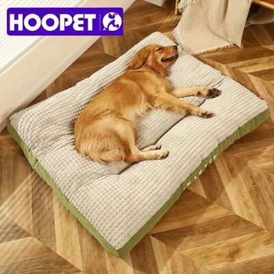 winter Warm Dogs Sleeping Bed Soft Fleece Pet Blanket Detach
