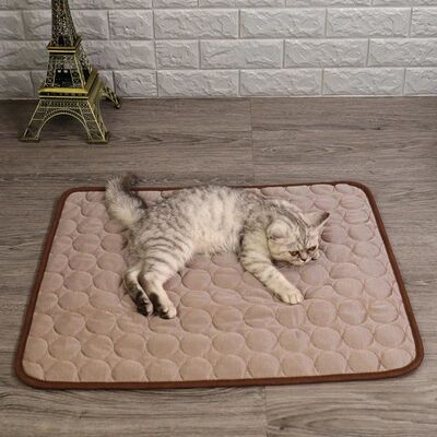 Summer Cat Puppy Cooling Mats Mesh Breathable Pet Blanket fo