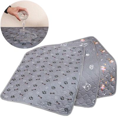 Reusable Dog Pee Pad Blanket Absorbent Diaper Washable Puppy