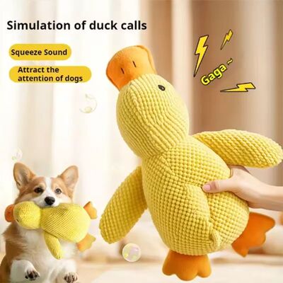 Hot pet Plush Toy Dog Calming Duck Stuffed Duck Toys Chew To