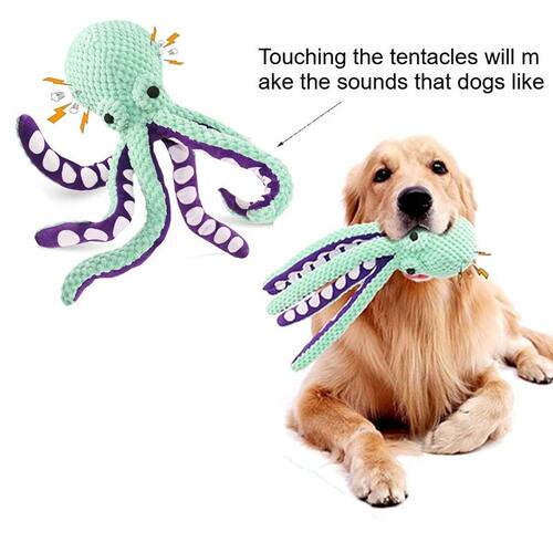 Large Squeaky Pet Dog Toy-Plush Dog Toys with Soft Fabric fo