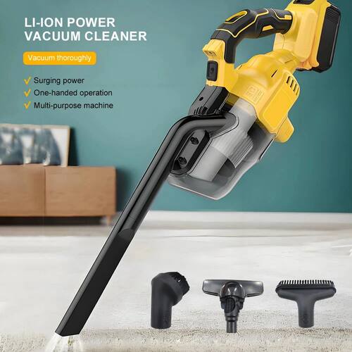 Handheld Vacuum Cleaner with 2pcs Filter Electric Cordless V