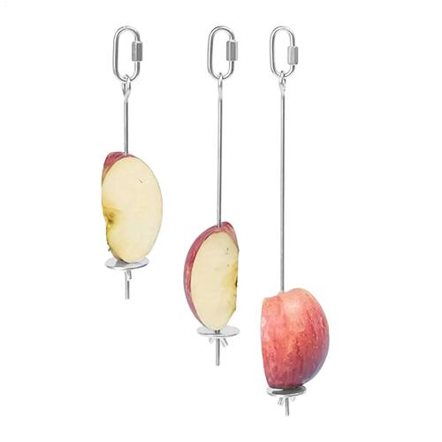 Stainless Steel Bird Foraging Skewer Enriches Diet & Encoura