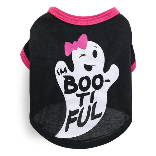 Dog Clothes Sweatshirt Halloween Christmas Shirt (ghost)