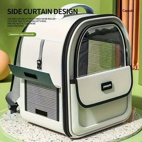 Pet Backpack for Cats And Dogs Large Outdoor Transparent Cap