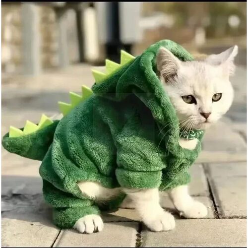 Pet Cat Dog Halloween Dog Clothes for Small Dogs Funny Dinos