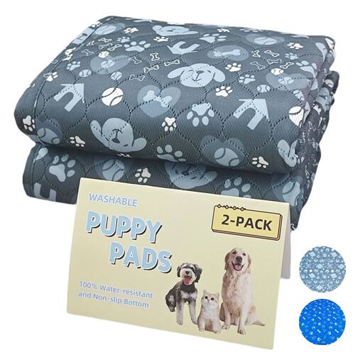 2pcs Large Pet Dog Pee Pads,Reusable Dogs Puppy Pads Pet Tra
