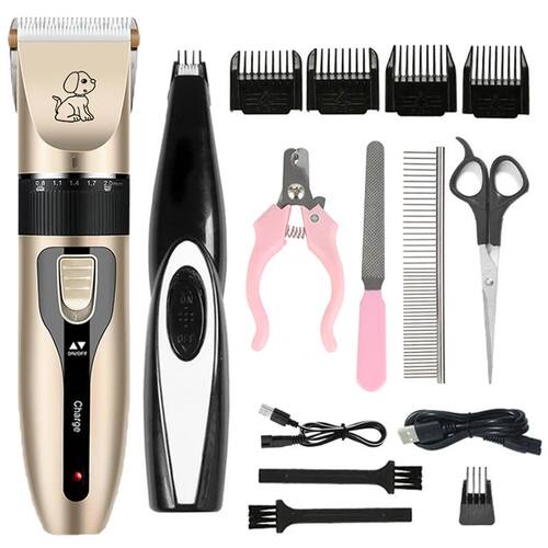 Electric Pet Clipper Grooming Kit For Dogs Reachageable Trim