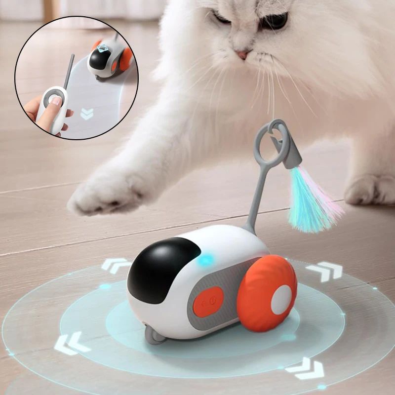 Remote Control Interactive Cat Car Toy USB charging Chasing