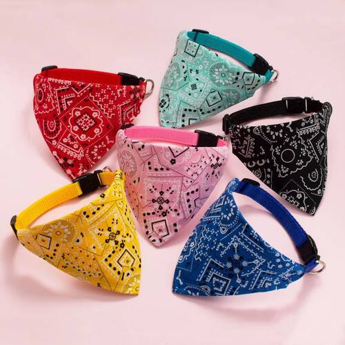 Pet Puppy Cat Scarf Bandana Collar Neck Scarf For Small Dogs