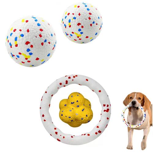 Pet Dog Toy Super Bite Resistant Ball Light Chew ETPU Ball H