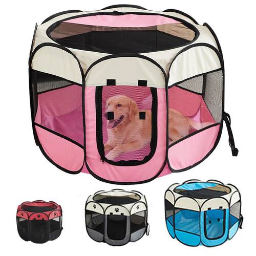 Foldable Pet Tent Durable Grip Cat House Cloth Octagonal Pet