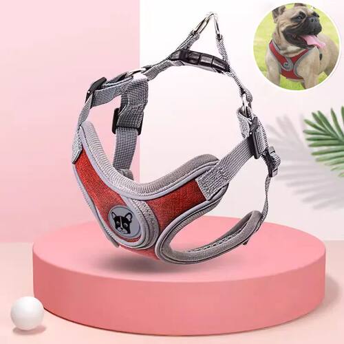 Dog Cat Harness Vest Chest Rope Reflective Breathable Pet Ha