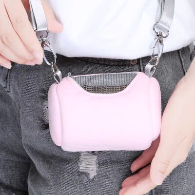 Pet Cage Cross Body Accessories Cylinder Design Soft Practic
