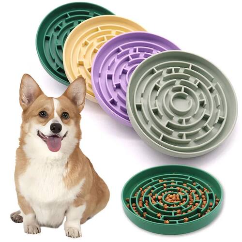 Pet Anti-choking Feeder Dog Food Bowl Pet Supplies Silicone