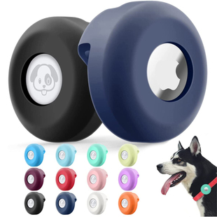 Silicone Airtag Case For Apple Cat Dog Collar Clip Cover Pet