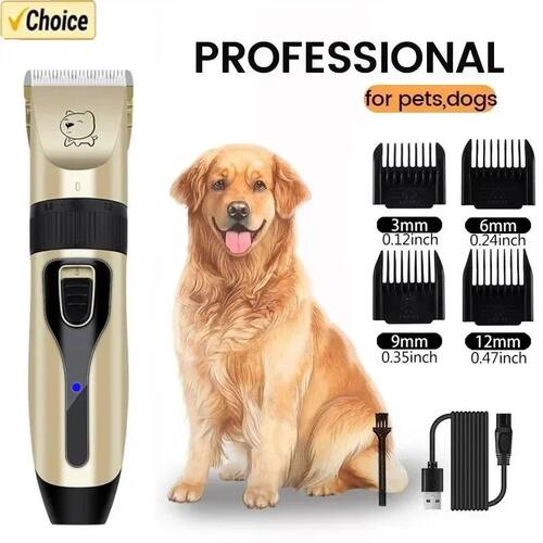 Dog Professional Hair Clipper Electrical Grooming Trimmer fo