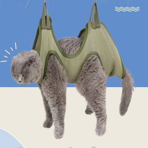 Cat Grooming Nail Cutting Anti Scratch Bite Fixed Bag Bath T