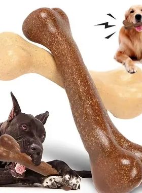 Dog Bone Chews Toys Nearly Ind estructible Natural Non-Toxic