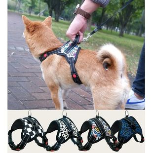 Dog Harness Nylon Heavy Duty Dog Pet Harness Collar Explosio