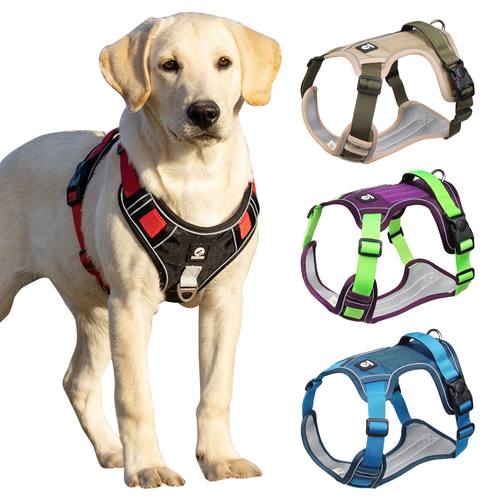 Dog Harness Reflective Midium Large Dogs Tactical Vest Big 1