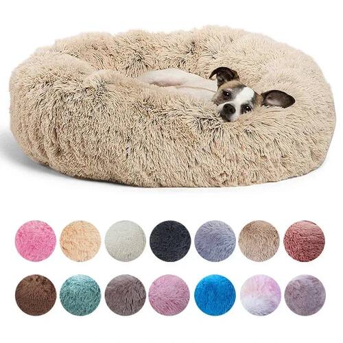 40-90cm 6 Sizes Round Pet Bed for Large Dog Bed Super Soft C