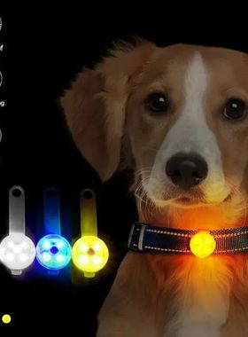 Dog collar, loss collar, weatherproof LED safety light, USB