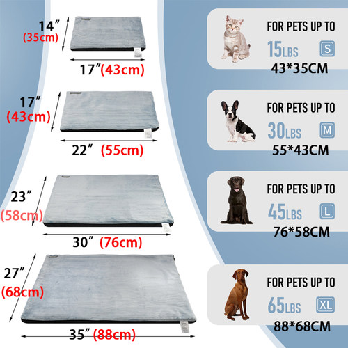 Dog Self Heating Bed Mat Cat Beds for Small Medium Large Dog