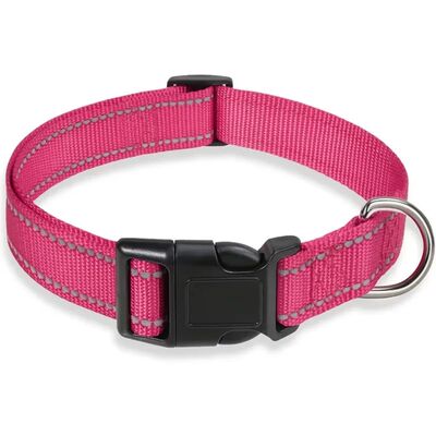 Dog Collar Soft Neoprene Padded Nylon Pet Collars with Buckl