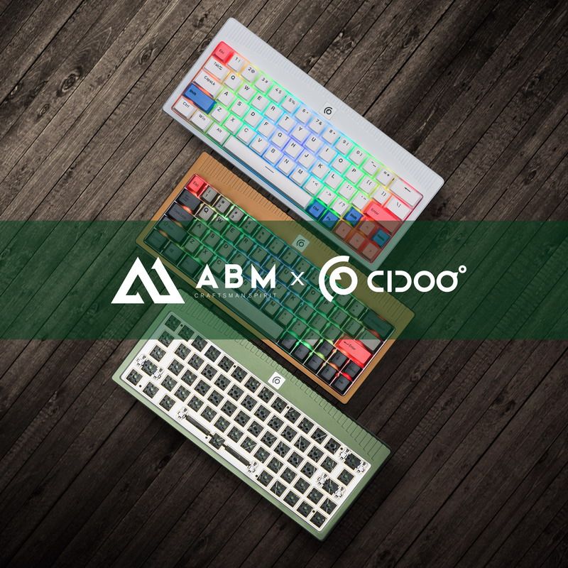 客制化60%有线蓝牙2.4G三模五脚孔热拔插RGB音乐律动金属机械键盘
