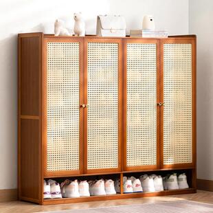 楼梯鞋架入户门外鞋柜走廊用玄关收纳一体多功能带门多层靠墙防尘