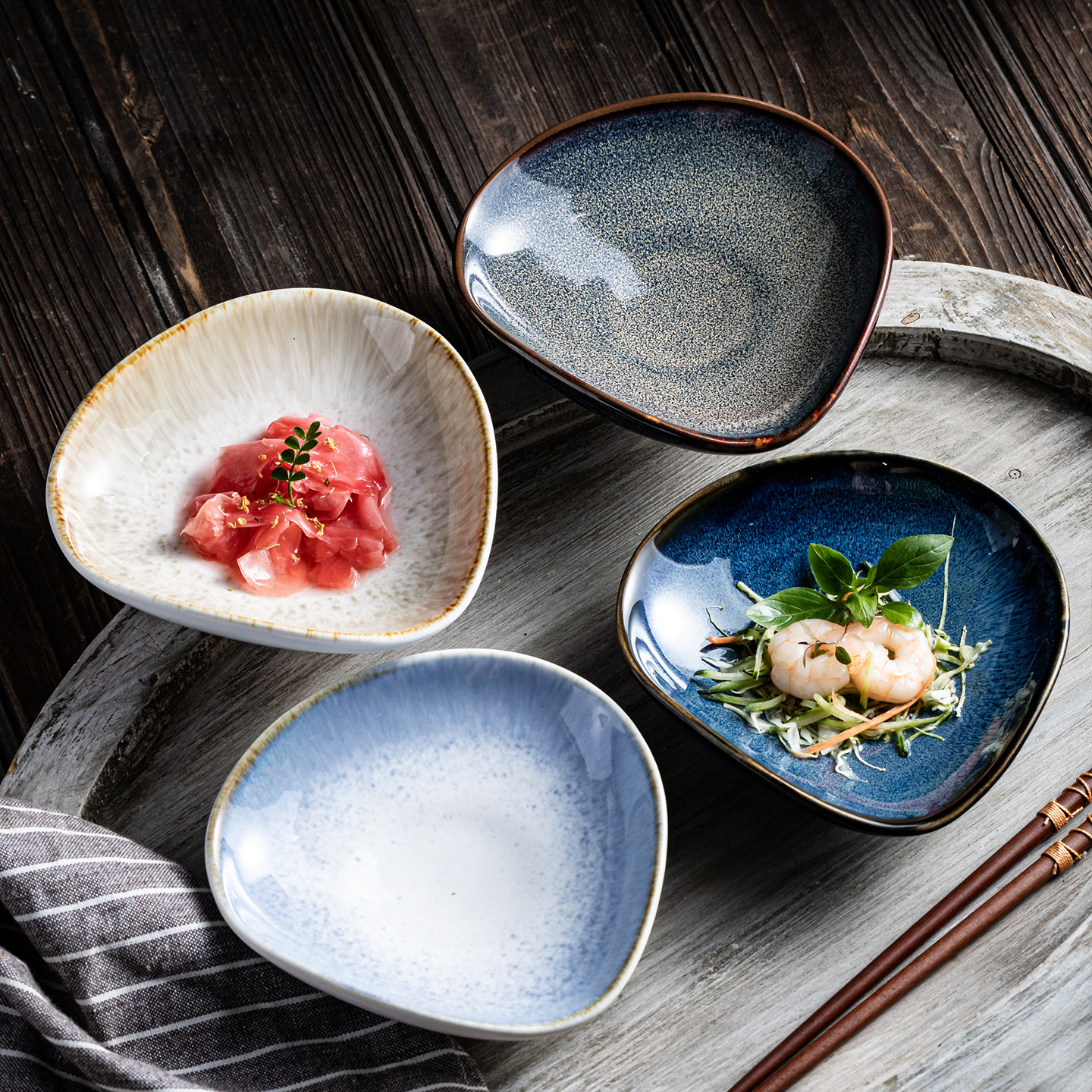 异形碗创意小碗高颜值釉变陶瓷酱料碗配菜点心碗碟醋碟调料碟碗,餐饮具,碗,淘宝优惠券,粉丝福利购,淘宝优惠卷