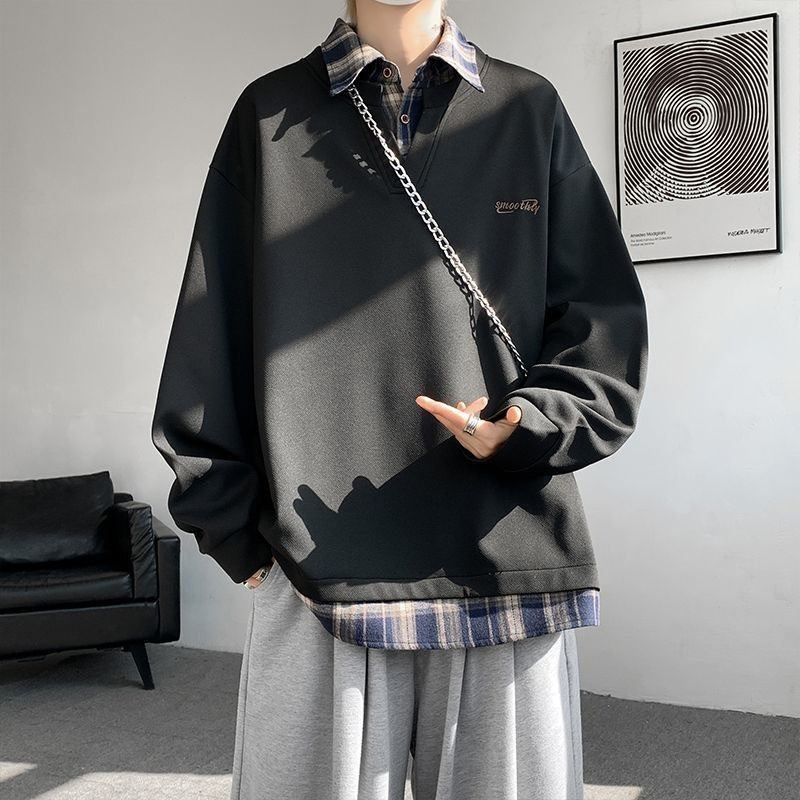 秋季美式复古日系衣服春秋款