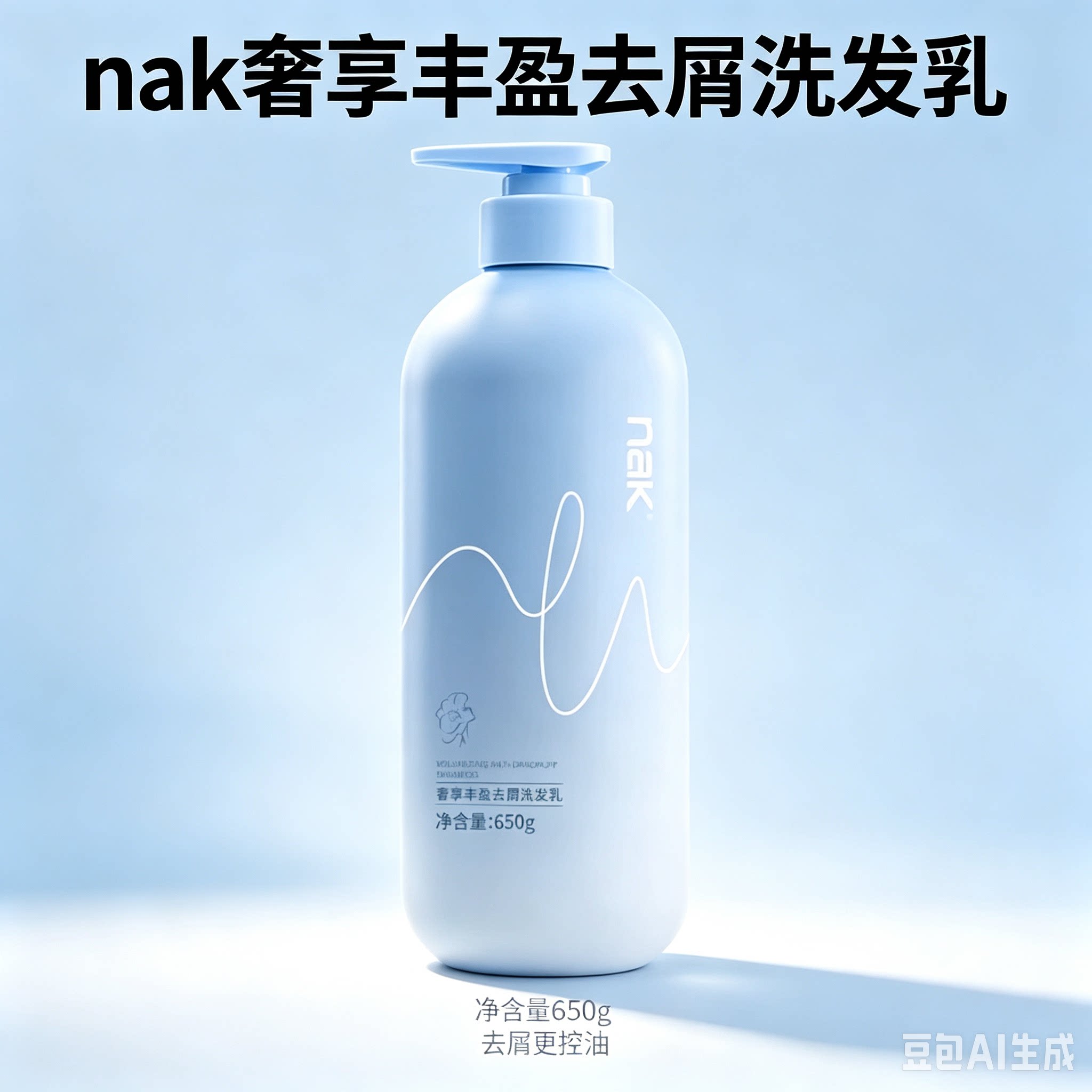 NAK奢享丰盈去屑洗发乳丝滑滋润洗发露滋养发质洗发水男女