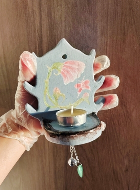 挂墙烛台创意香薰蜡烛灯座欧式复古摆件礼品挂饰装饰