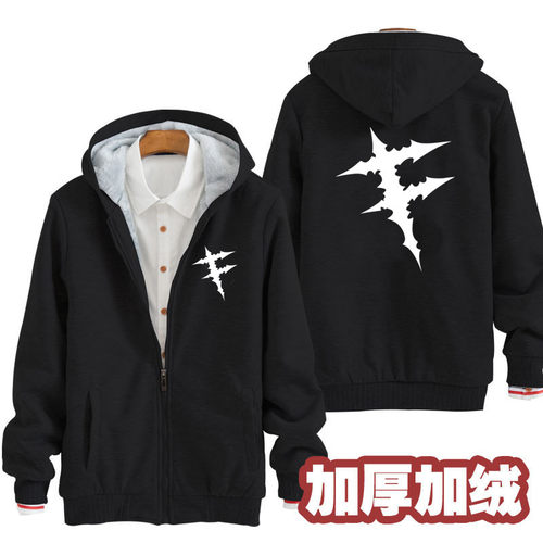 假面骑士加绒外套拉链开衫