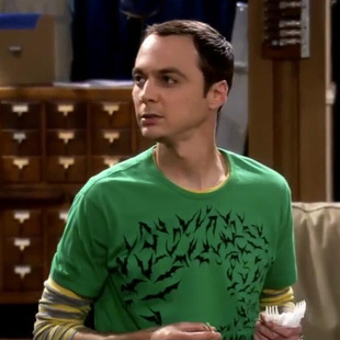 2021谢尔顿男士春款t恤短袖上衣新品蝙蝠问号万圣节兄弟男装衣服