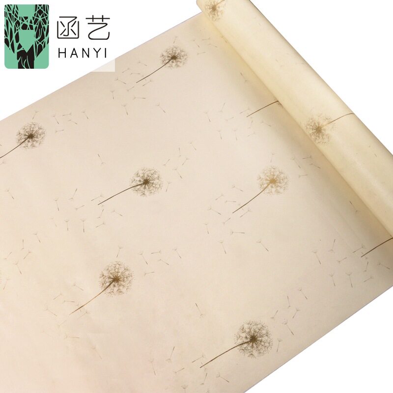 田园小清新花植墙纸防水卧室背景墙墙贴自粘寝室墙面即时贴