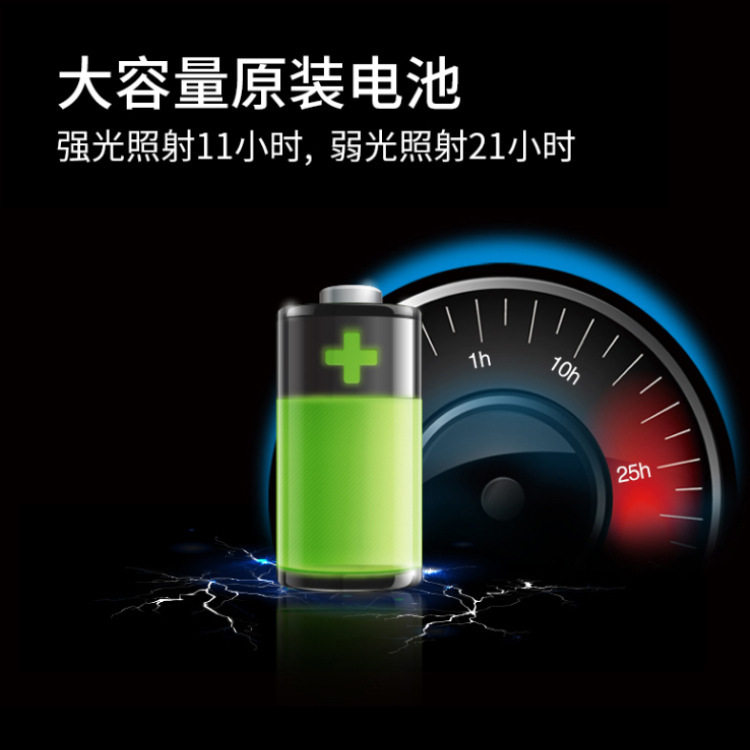 雅格led手电筒充电式迷你家用照明小型消防应急户外露营便携