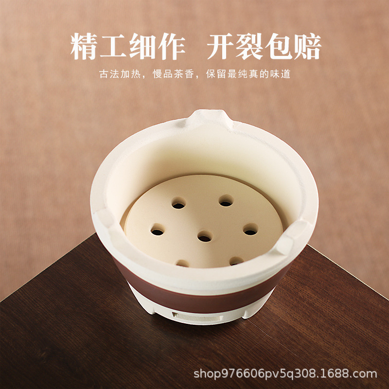 围炉煮茶的炉家用室内打边炉网红木炭泥炉户外露营烧烤碳炉子