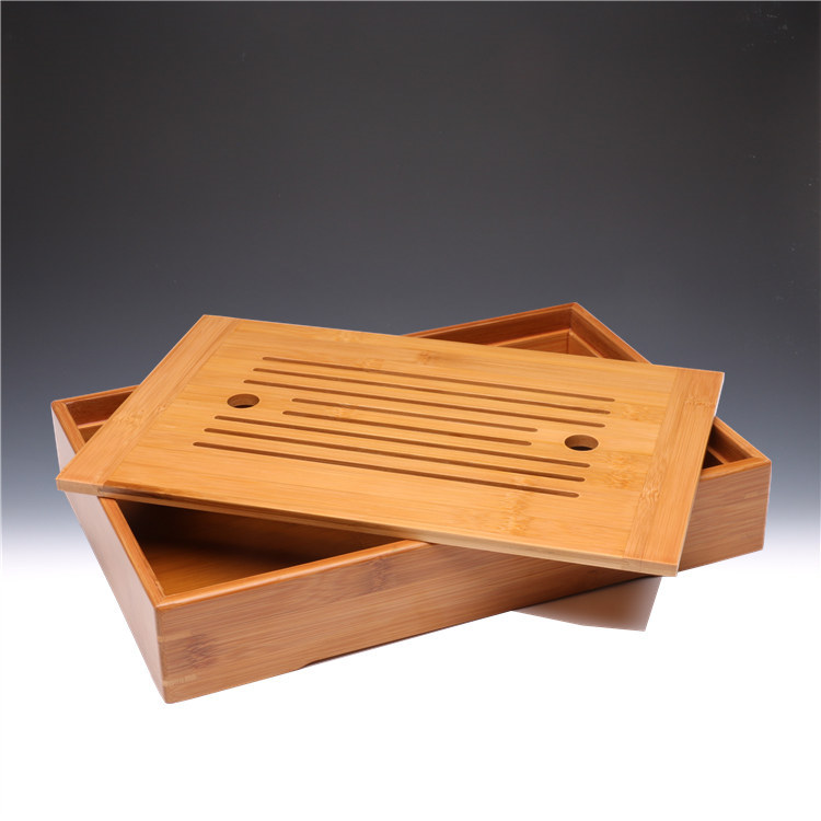 龙砂陶竹制茶具套装分茶器品茗杯茶盘商务礼品国潮风