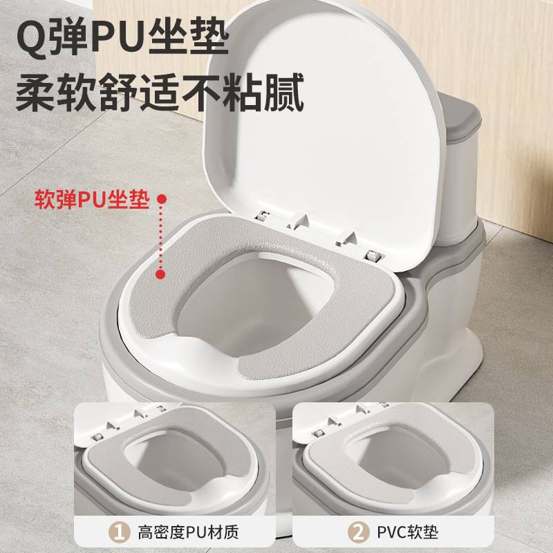 小沐马儿童坐便器男孩女宝宝仿真大号马桶婴幼儿便盆尿盆如厕训练