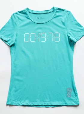 强货 时尚简约 西K Jeans 专柜790 时钟式LOGO 短袖T恤女U237