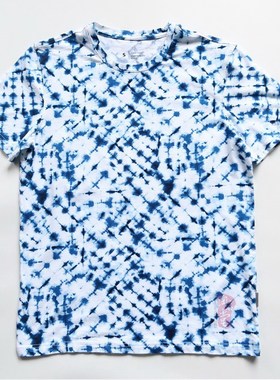 自留 时尚简约西K Jeans 专柜790 罕见印花 超帅短袖T恤 男U268