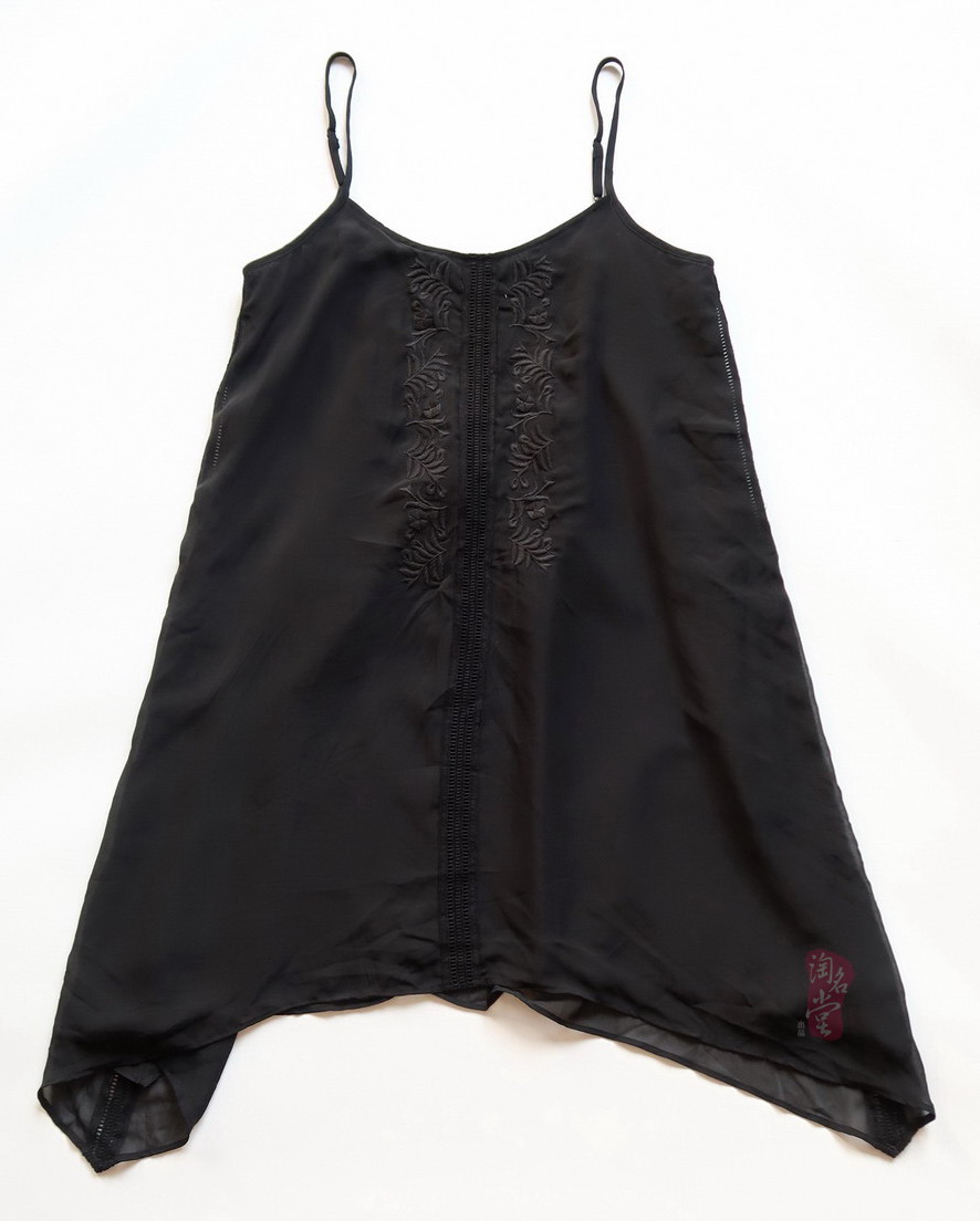特 精品 BC时尚 漂亮绣花 时装造型 气质吊带上衣 女 T115