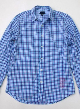 超值特价 人手一件 正品 舒适高可穿性 超靓格子衬衫 男K672