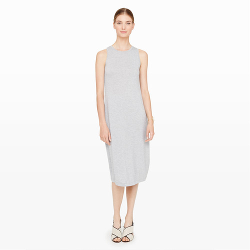 女款时尚针织背心裙皱褶